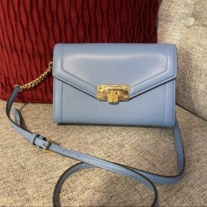 NEW Michael Kors bag in a blue with gold details